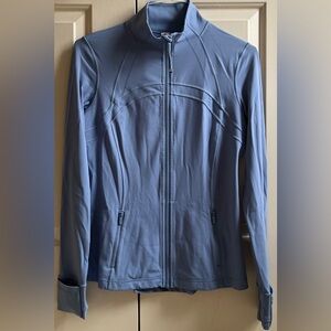 LN!!🍒LULULEMON sz 10 DEFINE Jacket BLUE WILLOW Light Blue Full-Length *NULU